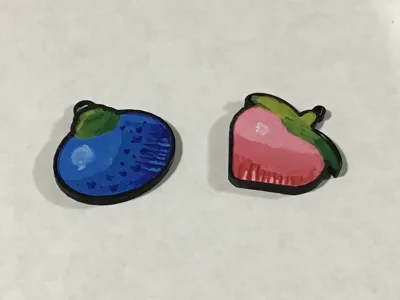 Pokemon Mystery Dungeon berry keychains