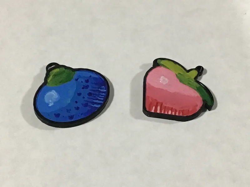 Pokemon Mystery Dungeon berry keychains