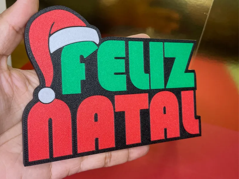 Plaquinha Feliz Natal
