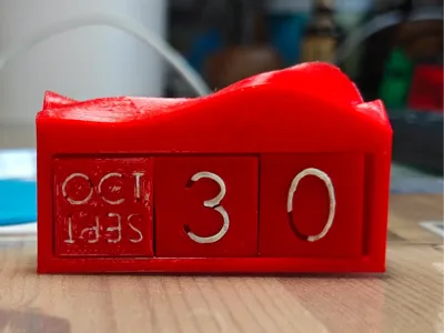 Mini Desk Calendar