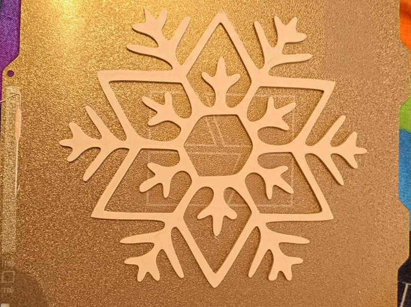 Large snowflake 160 mm only 12 grams.