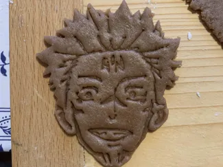 Ryomen Sukuna cookie cutter
