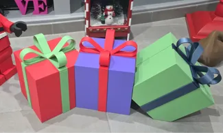 pacchi base albero di natale