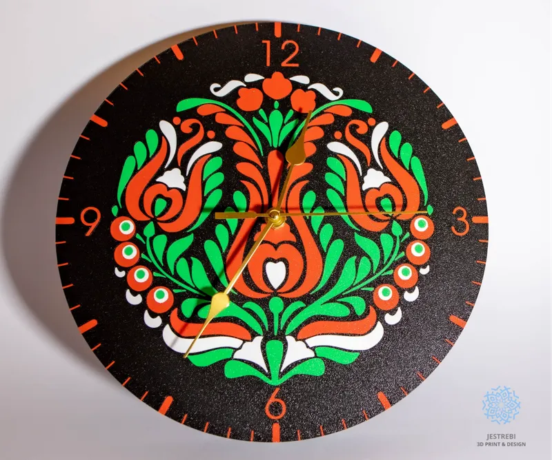 Hungarian folk clock