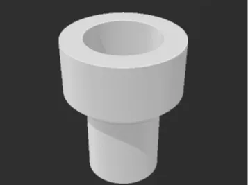 extruder tension arm screw insert