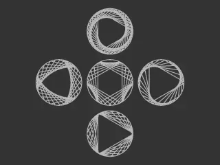 String ornaments (0.4mm nozzle)
