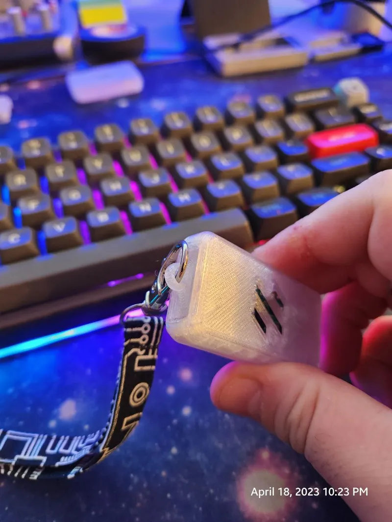 Keychain insert