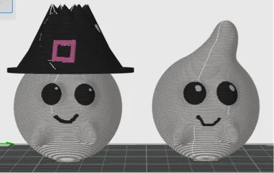 Ghost & Ghost with a hat