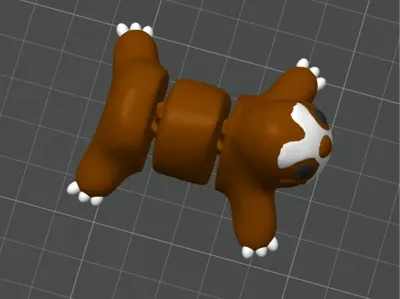 Articulated Print-in-Place Sloth