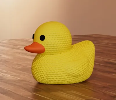 Knitted Little Yellow Duck