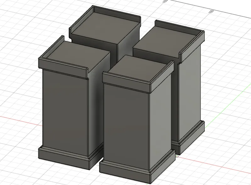 IKEA  Lack 10cm Risers