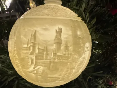 Harry Potter Lithophane Ornament