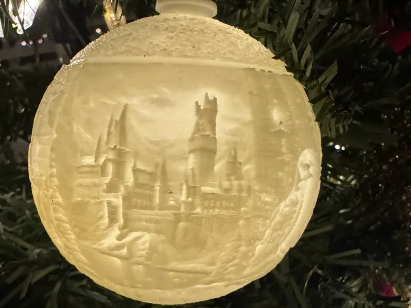 Harry Potter Lithophane Ornament