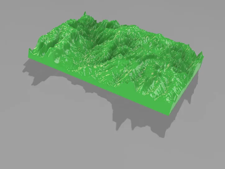 Topological Map of Australia (Nattai Region)