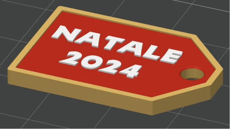 Targhetta Natale