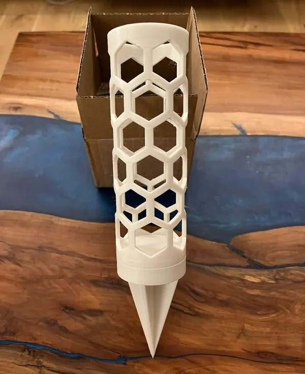 Tuteur mousse modulaire style Voronoi pour plantes