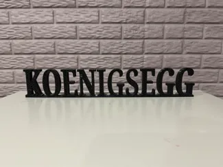 Koenigsegg sign