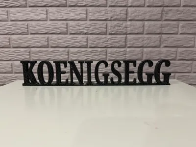 Koenigsegg sign 