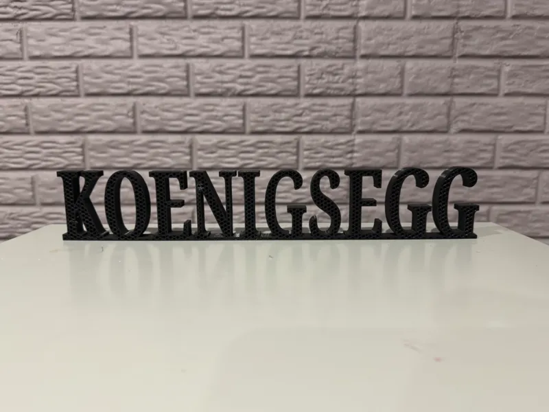 Koenigsegg sign 