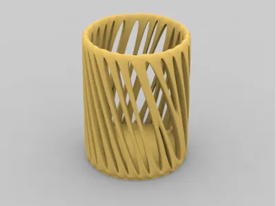 Hollow Pen Holder/No Supports/Print-in-Place