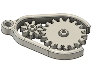 Open Gearbox Keychain 
