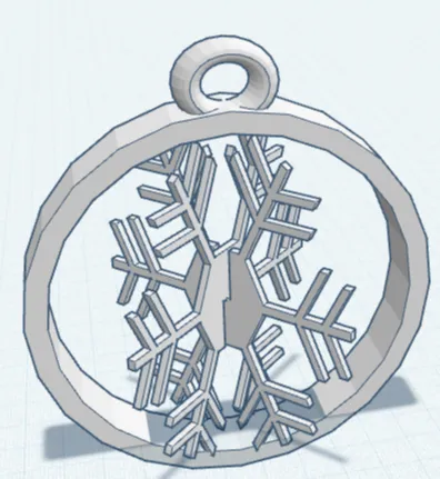 Christmas snow globe