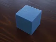 standard cube for testing or toys