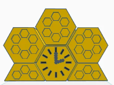 Honeycomb Clock