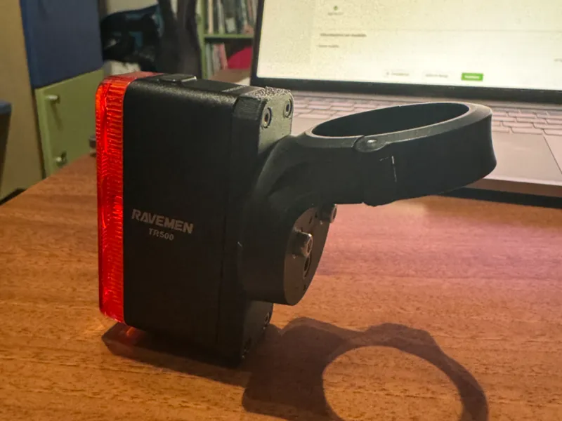 Ravemen TR500 to Garmin mount