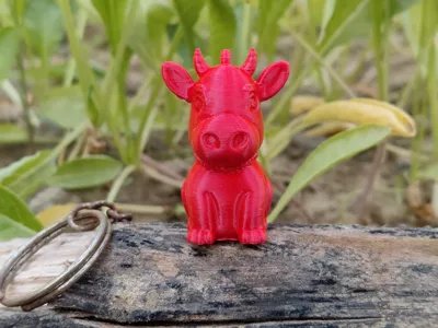 COW KEYRING CUTIES
