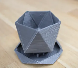 Modern Plant Pot and Base