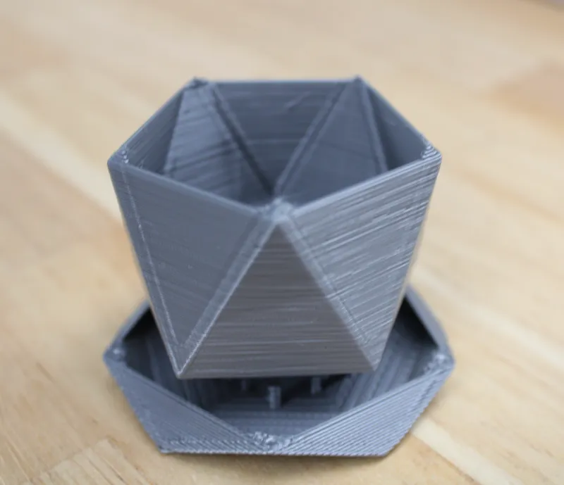 Modern Plant Pot and Base