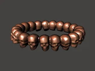 Brazalete PULSERA de Calaveras (Tipo 1)