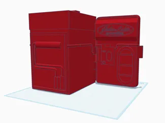 MTG Fallout Nuka Cola Vending Machine Deck box