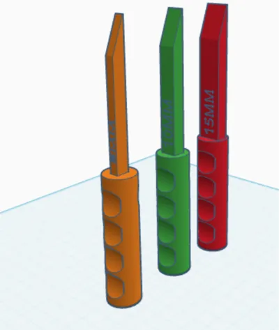 Gasket Scraper Set 5/10/15mm
