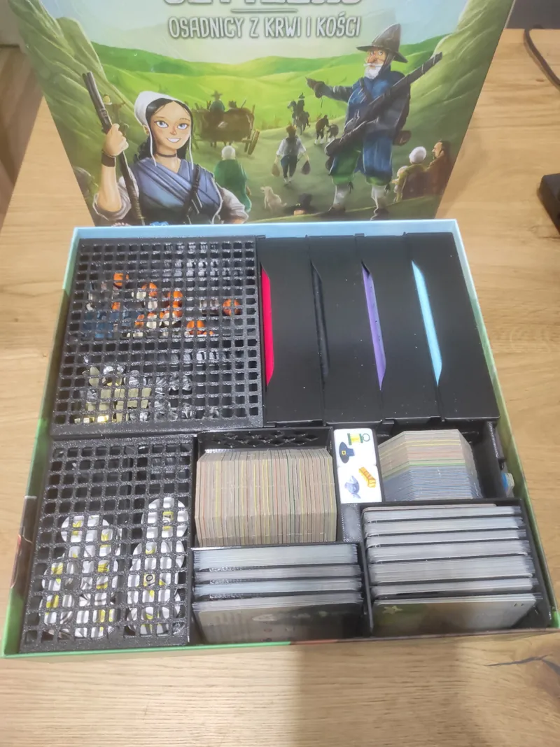 Dice Settlers + Western Sea exp Insert / Organizer