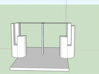 A HOLDER FOR ANYTHING WITH ARCHITECTURAL SHAPE