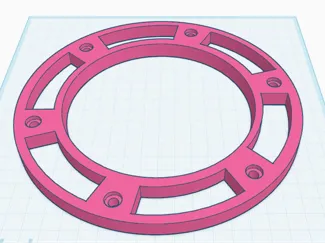 support collar for my 4in dust collection fittings