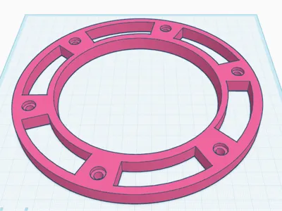 support collar for my 4in dust collection fittings