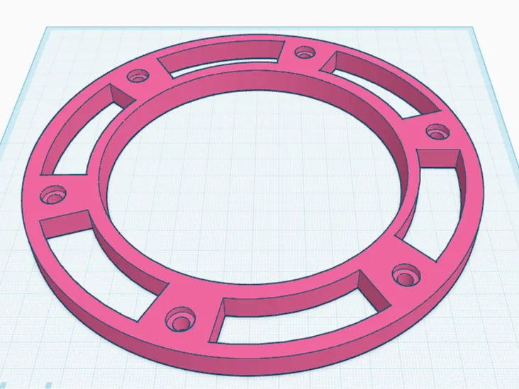 support collar for my 4in dust collection fittings
