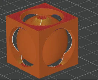 Sphere in a cube.