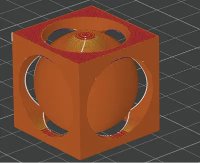 Sphere in a cube.