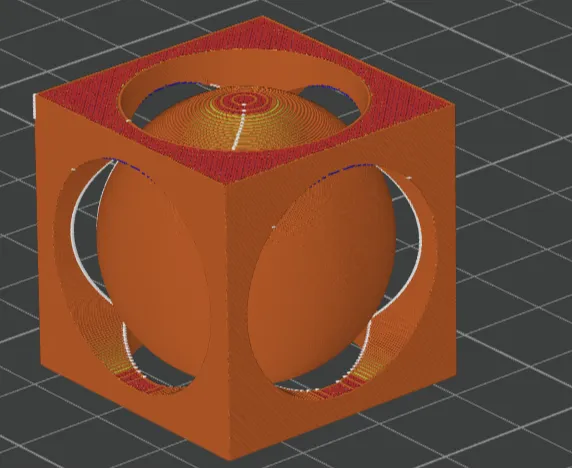 Sphere in a cube.