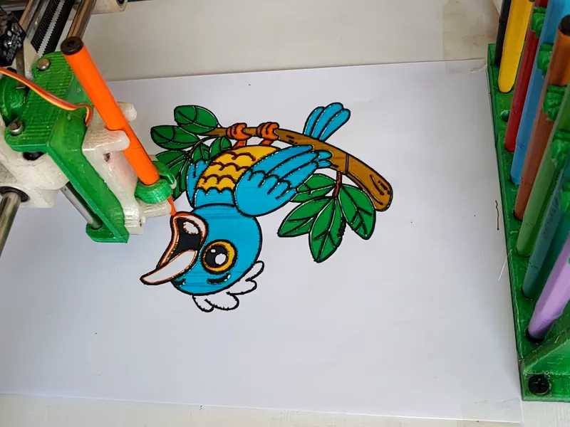 MULTI COLOR AUTO PEN PLOTTER