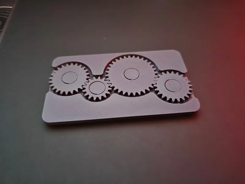 Print In Place Gear Card