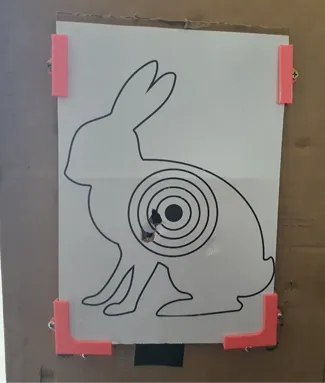 Cardboard reinforced target retention...things