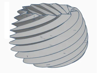 spiral plant pot