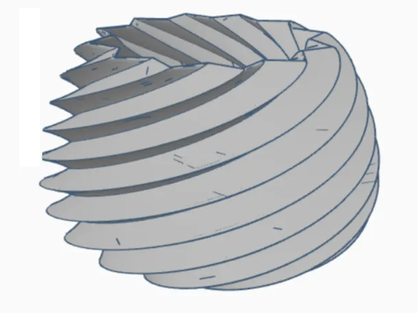 spiral plant pot