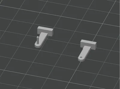 1:64 Jeep Wrangler tow hook for JKM Wrangler