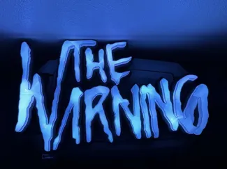 The Warning Logo Sign Lamp